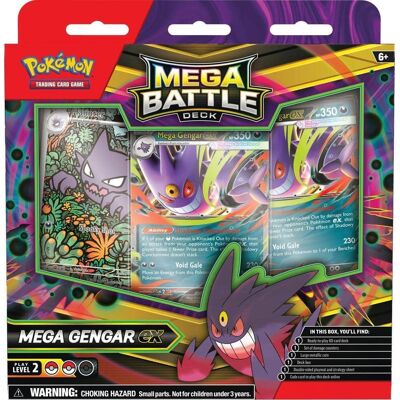 Pokémon - Trading Card Game: Mega Evolution - Mega Battle Deck (Mega Gengar ex) Pokémon - Trading Card Game: Mega Evolution - Mega Battle Deck (Mega Gengar ex)
