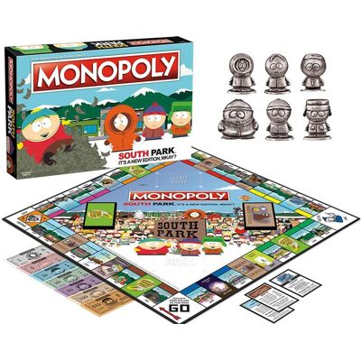 USAoploy - South Park Collectible Monopoly Board Game - Red USAoploy - South Park Collectible Monopoly Board Game - Red