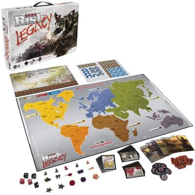 Hasbro - Risk Legacy Strategy Tabletop Game - Multi-Colored Hasbro - Risk Legacy Strategy Tabletop Game - Multi-Colored