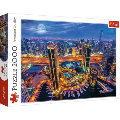 Trefl - Red 2000 Piece Puzzle - Lights of Dubai Trefl - Red 2000 Piece Puzzle - Lights of Dubai