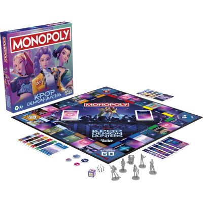Hasbro - Monopoly - KPop Demon Hunters Edition Board Game - COLLECTIBLES - Multicolor Hasbro - Monopoly - KPop Demon Hunters Edition Board Game - COLLECTIBLES - Multicolor