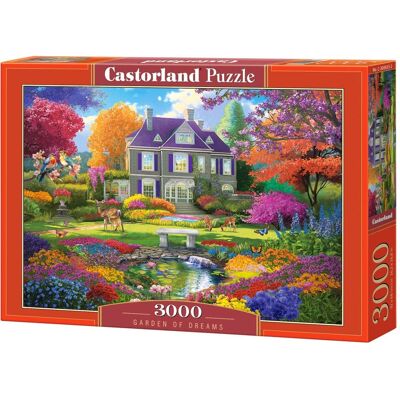 3000 Piece Jigsaw Puzzles, Garden of Dreams, Idyllic paradise, Colorful puzzles, Castorland C-300655-2 - Red 3000 Piece Jigsaw Puzzles, Garden of Dreams, Idyllic paradise, Colorful puzzles, Castorland C-300655-2 - Red