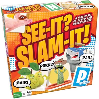 Outset Media - Outset Media: See-It? Slam-It! Board Game, Ages 8+, 2 or More Players Outset Media - Outset Media: See-It? Slam-It! Board Game, Ages 8+, 2 or More Players