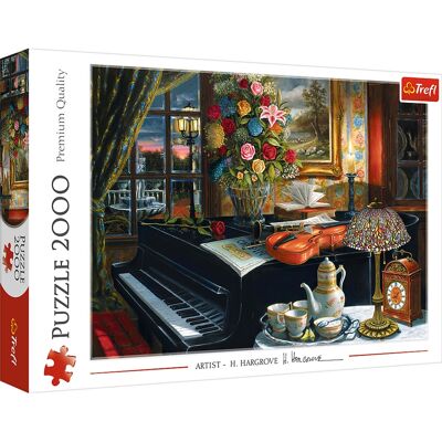Trefl - Red 2000 Piece Puzzle - Sounds of music/ MHS Trefl - Red 2000 Piece Puzzle - Sounds of music/ MHS
