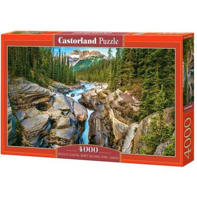 4000 Piece Jigsaw Puzzles, Mistaya Canyon, Banff National Park, Canada, Castorland C-400348-2 - Red 4000 Piece Jigsaw Puzzles, Mistaya Canyon, Banff National Park, Canada, Castorland C-400348-2 - Red