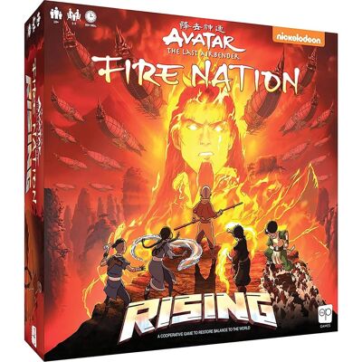 USAoploy - Avatar The Last Airbender Fire Nation Rising Board Game - Orange USAoploy - Avatar The Last Airbender Fire Nation Rising Board Game - Orange