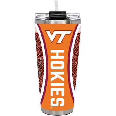 Great American Products - Virginia Tech Hokies 32oz. Big Slim Game Ball Travel Tumbler - Brown Great American Products - Virginia Tech Hokies 32oz. Big Slim Game Ball Travel Tumbler - Brown