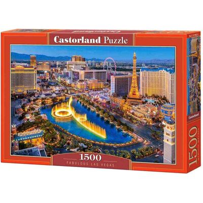 1500 Piece Jigsaw Puzzles, Fabulous Las Vegas, USA, Adult Puzzles, Castorland C-151882-2 - Red 1500 Piece Jigsaw Puzzles, Fabulous Las Vegas, USA, Adult Puzzles, Castorland C-151882-2 - Red