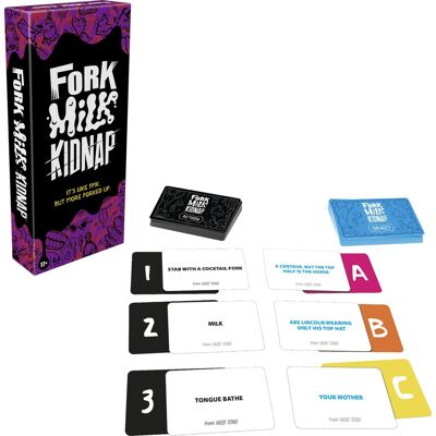 Hasbro - Fork Milk Kidnap - Adult Party Game - GAMES (MISC) - Multicolor Hasbro - Fork Milk Kidnap - Adult Party Game - GAMES (MISC) - Multicolor