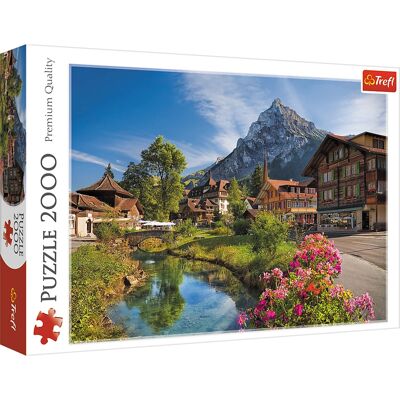 Trefl - Red 2000 Piece Puzzle - Alps in the summer Trefl - Red 2000 Piece Puzzle - Alps in the summer