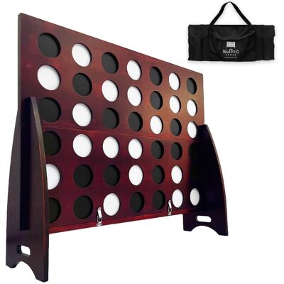 Swooc Games - Premium XL Giant 4 In A Row (4ft x 3ft) - Brown Swooc Games - Premium XL Giant 4 In A Row (4ft x 3ft) - Brown