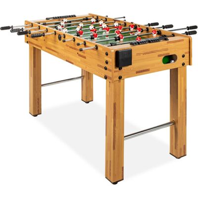 Best Choice Products - 48in Foosball Table for Kids & Adults, Arcade Soccer Game Table w/ 2 Balls - Light Brown Best Choice Products - 48in Foosball Table for Kids & Adults, Arcade Soccer Game Table w/ 2 Balls - Light Brown