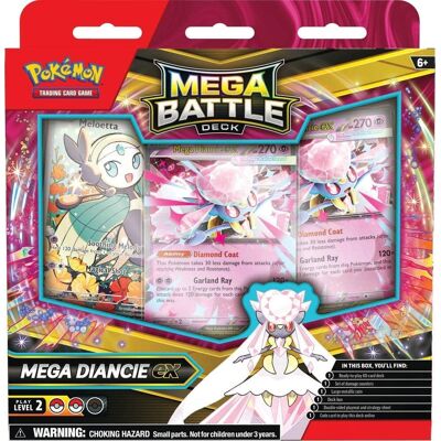 Pokémon - Trading Card Game: Mega Evolution - Mega Battle Deck (Mega Diancie ex) Pokémon - Trading Card Game: Mega Evolution - Mega Battle Deck (Mega Diancie ex)
