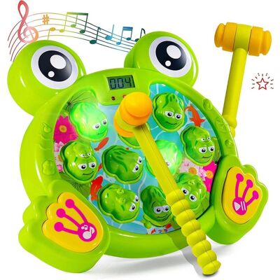 Play22 - Whack A Frog Game Interactive Whack A Frog Game for Toddler, Learning, Active, Early Developmental Toy Play22 - Whack A Frog Game Interactive Whack A Frog Game for Toddler, Learning, Active, Early Developmental Toy