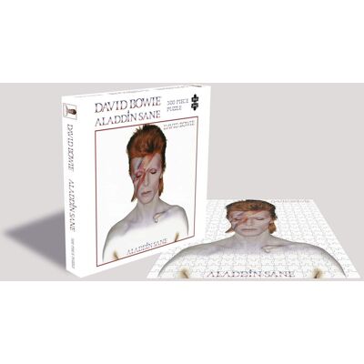 PopMarket - David Bowie - RockSaws - Bowie,David Aladdin Sane (500 Piece Jigsaw Puzzle) - GAMES (MISC) - Multicolor PopMarket - David Bowie - RockSaws - Bowie,David Aladdin Sane (500 Piece Jigsaw Puzzle) - GAMES (MISC) - Multicolor