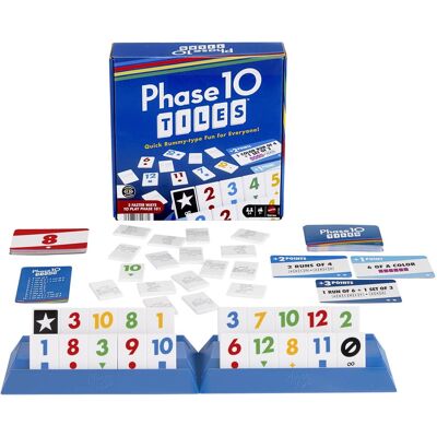 Mattel - Phase 10 Tiles Game - COLLECTIBLES - Multicolor Mattel - Phase 10 Tiles Game - COLLECTIBLES - Multicolor