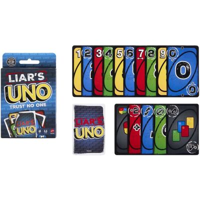 Mattel - Liar's UNO Card Game - GAMES (MISC) - Multicolor Mattel - Liar's UNO Card Game - GAMES (MISC) - Multicolor