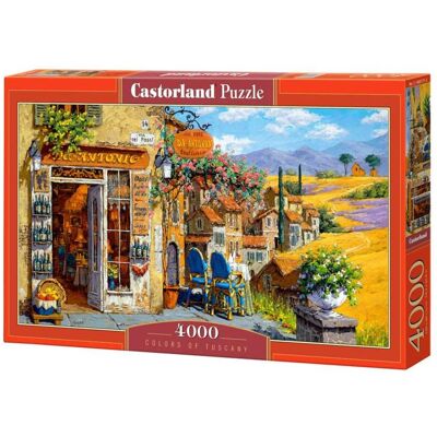 4000 Piece Jigsaw Puzzles, Colors of Tuscany, Landscape, Italy, Adult Puzzles, Castorland C-400171-2 - Red 4000 Piece Jigsaw Puzzles, Colors of Tuscany, Landscape, Italy, Adult Puzzles, Castorland C-400171-2 - Red