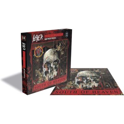 PopMarket - Slayer - RockSaws - Slayer South Of Heaven (500 Piece Jigsaw Puzzle) - GAMES (MISC) - Multicolor PopMarket - Slayer - RockSaws - Slayer South Of Heaven (500 Piece Jigsaw Puzzle) - GAMES (MISC) - Multicolor