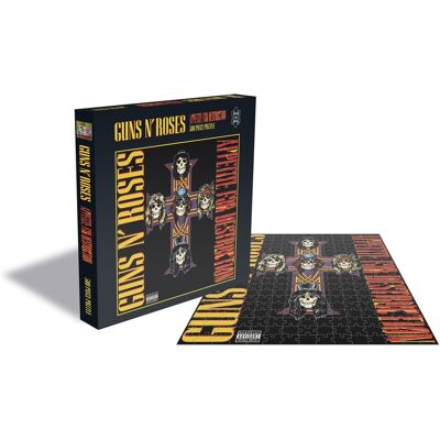 PopMarket - Guns N Roses - RockSaws - Guns N' Roses Appetite For Destruction 2 (500 Piece Jigsaw Puzzle) - GAMES (MISC) - Multicolor PopMarket - Guns N Roses - RockSaws - Guns N' Roses Appetite For Destruction 2 (500 Piece Jigsaw Puzzle) - GAMES (MISC) - Multicolor