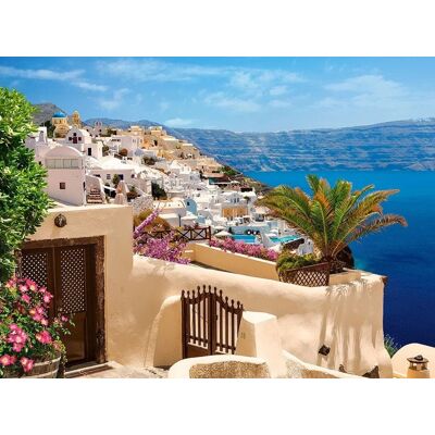 Castorland - 2000 Piece Jigsaw Puzzles, Santorini, Greece, Aegean Sea, Holiday place, C-200672-2 - Red Castorland - 2000 Piece Jigsaw Puzzles, Santorini, Greece, Aegean Sea, Holiday place, C-200672-2 - Red
