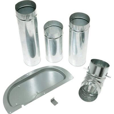 Side Vent Kit for Select GE Dryers - Silver Side Vent Kit for Select GE Dryers - Silver