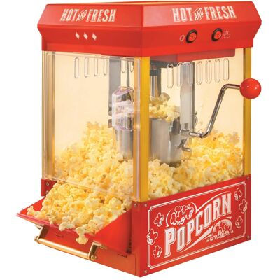 Nostalgia - KPM200 2.5-Ounce Kettle Popcorn Maker - Red Nostalgia - KPM200 2.5-Ounce Kettle Popcorn Maker - Red