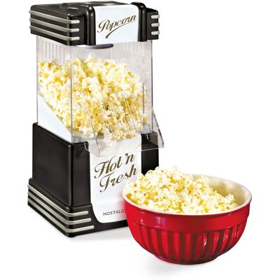 Nostalgia - 12-Cup Hot Air Popcorn Maker - Black Nostalgia - 12-Cup Hot Air Popcorn Maker - Black