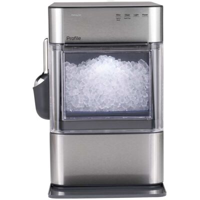 GE Profile - Opal 2.0 Ultra Nugget Ice Maker with Scale Inhibiting Filter - Stainless Steel GE Profile - Opal 2.0 Ultra Nugget Ice Maker with Scale Inhibiting Filter - Stainless Steel