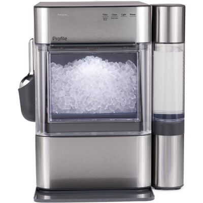 GE Profile - Opal 2.0 Ultra Nugget Ice Maker with Side Tank and Scale Inhibiting Filter - Stainless Steel GE Profile - Opal 2.0 Ultra Nugget Ice Maker with Side Tank and Scale Inhibiting Filter - Stainless Steel