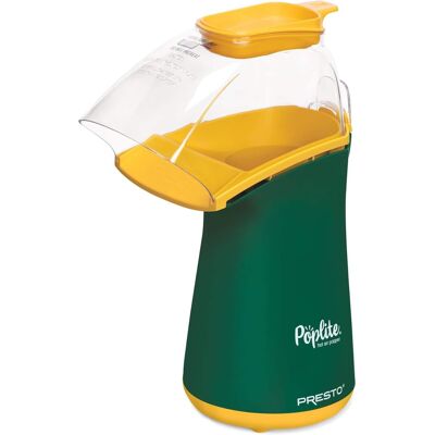 Presto - 04870 Poplite Hot Air Popcorn Popper Built-In Measuring Cup - Green Presto - 04870 Poplite Hot Air Popcorn Popper Built-In Measuring Cup - Green