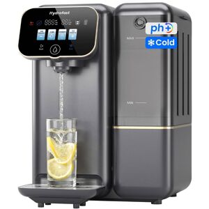 Hydrofast - C100 Countertop Reverse Osmosis Water Filter System, 6 Stage Filtration, Cold & Room Temp, 3:1 Pure to Drain, BPA Free - Gray Hydrofast - C100 Countertop Reverse Osmosis Water Filter System, 6 Stage Filtration, Cold & Room Temp, 3:1 Pure to Drain, BPA Free - Gray