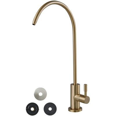 VEVOR Stainless Steel Faucet,Lead-Free Water Purifier Faucet,Filter Water Faucets With Solid Brass Valve,Anti-Rust&Durability VEVOR Stainless Steel Faucet,Lead-Free Water Purifier Faucet,Filter Water Faucets With Solid Brass Valve,Anti-Rust&Durability