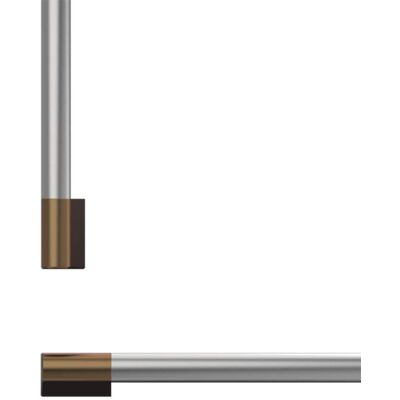 Fisher & Paykel - Pro Round Flush Handle Kit for Integrated Refrigerator Freezer, 36" - Dark Copper Fisher & Paykel - Pro Round Flush Handle Kit for Integrated Refrigerator Freezer, 36" - Dark Copper