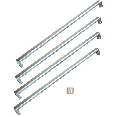 Professional series door handle kit for select Bertazzoni French Door Refrigerators - Stainless Steel Professional series door handle kit for select Bertazzoni French Door Refrigerators - Stainless Steel