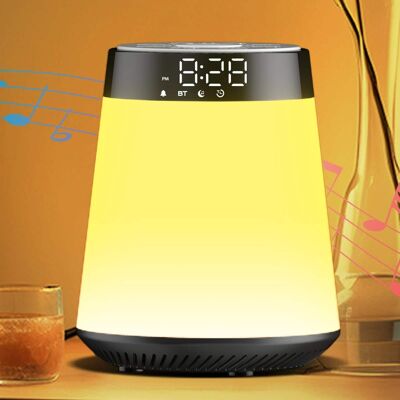 Dazzed Corner - Sunrise Alarm Clock with Wake Up Light, White Noise Machine - Yellow Dazzed Corner - Sunrise Alarm Clock with Wake Up Light, White Noise Machine - Yellow