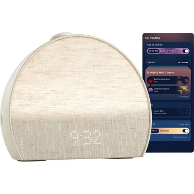 Hatch - Restore 3 Sunrise Alarm Clock, Sound Machine and Smart Light - Putty Hatch - Restore 3 Sunrise Alarm Clock, Sound Machine and Smart Light - Putty