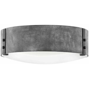 Hinkley Sawyer Outdoor Ceiling Light in Aged Zinc Hinkley Sawyer Outdoor Ceiling Light in Aged Zinc