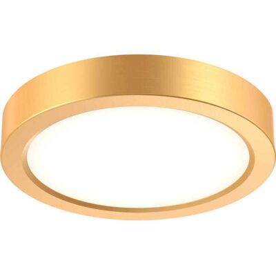 DALS Lighting Delta 1-Light Outdoor Ceiling Light in Gold DALS Lighting Delta 1-Light Outdoor Ceiling Light in Gold