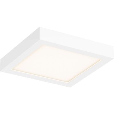 DALS Lighting Delta 1-Light Outdoor Ceiling Light in White DALS Lighting Delta 1-Light Outdoor Ceiling Light in White