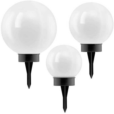 Thesis Solar 1-Light Outdoor Path Light in Black White Thesis Solar 1-Light Outdoor Path Light in Black White
