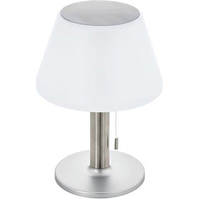 Thesis Solar 1-Light Outdoor Lamp in Silver Thesis Solar 1-Light Outdoor Lamp in Silver