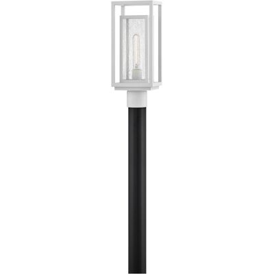 Hinkley Republic 1 - Light Outdoor Post in Textured White Hinkley Republic 1 - Light Outdoor Post in Textured White