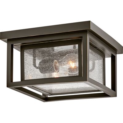 Hinkley Republic 2 - Light Outdoor Ceiling in Oil Rubbed Bronze Hinkley Republic 2 - Light Outdoor Ceiling in Oil Rubbed Bronze