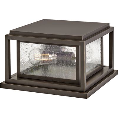 Hinkley Republic 2-Light Outdoor Post Light in Oil Rubbed Bronze Hinkley Republic 2-Light Outdoor Post Light in Oil Rubbed Bronze