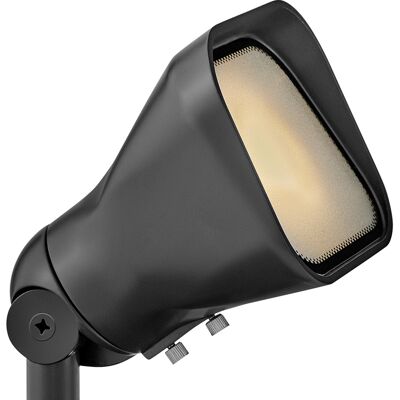 Hinkley Accent Flood 3000K LED Outdoor Spot Light in Satin Black Hinkley Accent Flood 3000K LED Outdoor Spot Light in Satin Black
