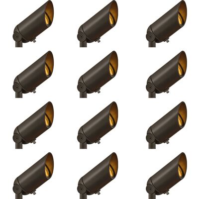 Hinkley 1-Light Outdoor Spot Light Set of 12 in Bronze Hinkley 1-Light Outdoor Spot Light Set of 12 in Bronze