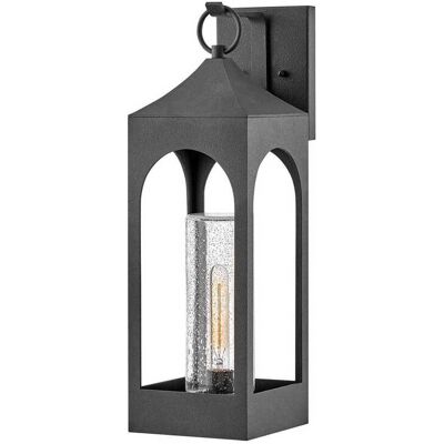 Hinkley Amina 1 - Light Outdoor Wall in Distressed Zinc Hinkley Amina 1 - Light Outdoor Wall in Distressed Zinc