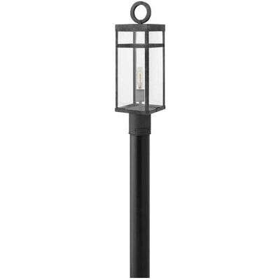 Hinkley Porter 1 - Light Outdoor Post in Aged Zinc Hinkley Porter 1 - Light Outdoor Post in Aged Zinc