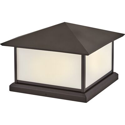 Hinkley Walter 2-Light Outdoor Post Light in Textured Oil Rubbed Bronze Hinkley Walter 2-Light Outdoor Post Light in Textured Oil Rubbed Bronze